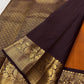 🌸 Rust Orange Ember — Coffee Brown Korvai Kanchipuram

Pure Silk | Mango–Paisley Zari Borders

Rust Orange Body with Zari Buttas ✨

Coffee Brown Brocade Pallu with Diamond Jaal 💛

Silk Mark Certified | Free Shipping (USA) | Ships in Two Weeks