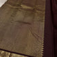 Terracotta Temple – Pure Kanchipuram Silk Saree
Brick red body with fine zari grid checks & golden buttas ✨
Deep coffee-maroon borders and grand diamond-jaal pallu in antique gold.