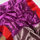 Pure Silk Chanderi – Orchid Purple with Silver Floral Buttas
Contrast Red Border & Shimmering Silver Tissue Pallu ✨
Silk Mark Certified • Free Shipping within USA • Ships in Two Weeks