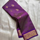 Swaram “Blossoming Plum”
Lightweight Pure Kanchipuram Silk Saree
Elephant Parade Zari-Woven Borders in Antique Gold