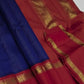 💎 Sapphire Rouge Oosi Kattam — Pure Kanchipuram Silk Saree
Royal sapphire-blue body with fine oosi-kattam checks and contrast rouge-red borders in antique-gold zari
Silk Mark Certified • Free Shipping within USA • Ships in Two Weeks •