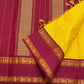 Arakku Kanakam — Pure Silk Kanchipuram Saree
Basanti yellow body with fine varisai pinstripes and rich arakku korvai borders adorned with gold shankh motifs ✨
Silk Mark Certified • Free USA Shipping • Ships in Two Weeks ✅