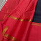 Yamini – Navy Blue Pure Silk Kanchipuram Saree with Ganga Jamuna rettapet Zari Borders
Bold and elegant, Yamini is a handwoven pure silk saree featuring a rich navy blue body with subtle thread detailing, beautiful seer Pallu