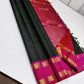Emerald Fuchsia Zari kattam – Pure Kanchipuram Silk Saree
Zari Kattam Checks All Over the Body ✨
Rani-Pink Rettapet Border with 2G Gold Zari
Grand Brocade Pallu in Contrast Rani-Pink

Silk Mark Certified, delivery in 2 weeks