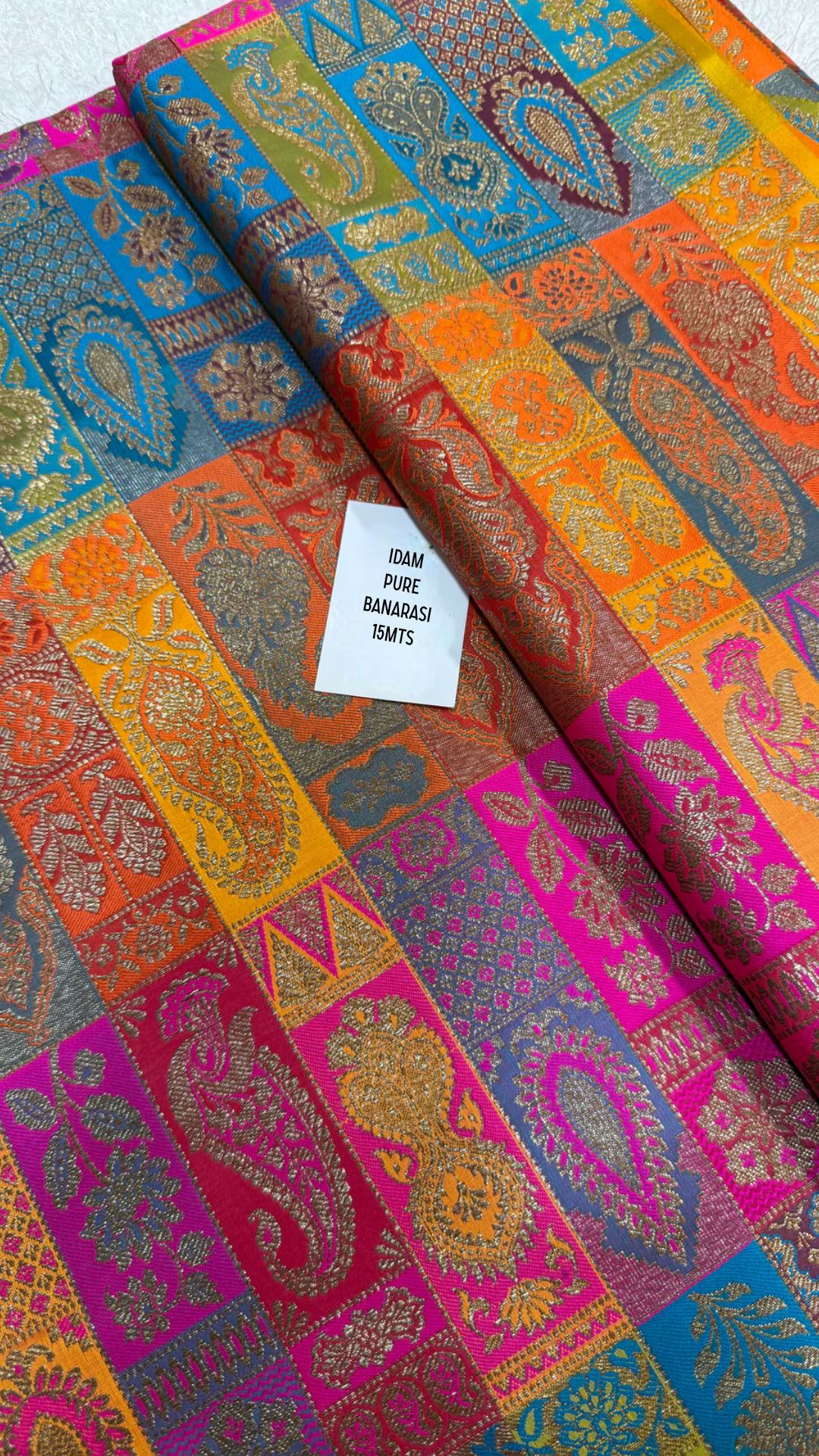 Multicolored Banarasi Blouses — Made to Measure
Pure Silk Banarasi fabrics in rare rainbow shades, tailored to your fit.
Free Shipping within USA • DM with measurements and screenshot of fabric • Ships in Two–Three Weeks ✨