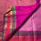 Pink Ombre Kanchipuram Pure Silk

Fuchsia Korvai Border • Charcoal stripes

Gold Zari Buttas (chakram & mango)

Rich zAri Pallu • Blouse included

Silk Mark Certified • Free USA Shipping • Ships in Two Weeks

— Pink Ombre Butta Korvai