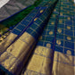 Nemali Zari Checks | Pure Silk Kanchipuram


Peacock-Blue & Emerald-Green Dual Tone • Zari Checks with Buttas

Gold Zari Borders with Paisley Motifs • Rich Brocade Pallu

Silk Mark Certified • Free Shipping within USA

Ships in Two Weeks | Blouse Sti