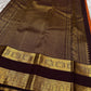 Rust Orange Choodamani — Pure Silk Kanchipuram
Rust-orange body with golden paisley buttas ✨
Deep maroon korvai borders with temple-arch zari 🌸
Grand maroon brocade pallu with elephants & florals 🪔
Silk Mark Certified • Free Shipping USA • Ships in Two