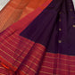 Poornima Kalyani
Deep Purple & Vermilion Kanchipuram Silk Saree
Zari Buttas · Checkered Borders · Silk Mark Certified