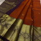 Rust Orange Malli Arangam – Pure Silk Kanchipuram ✨🪔

Jasmine (Malli) Zari Motifs on Body – Subtle & Elegant ✨

Antique-Gold Diamond Jaal Borders & Vadamalli Pallu 💜

Silk Mark Certified ✅ | Fall & Pico Done ✅

Free Shipping within USA 🚚 | 2  weeks