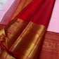 Petal Flame ✨ – Pure Kanchipuram Silk Saree in Pastel Pink with Gold Zari Buttas
Korvai Contrast Red Border with Intricate Paisley & Floral Zari Weave
Grand Gold Zari Pallu with Traditional Brocade & Ornamental Motifs
Silk Mark Certified | Fall & Pico