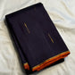 Kanchana Brownish Purple pure silk Kanjivaram saree with Mullai Moggu buttas, additional view.