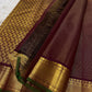 Kili Brown Maroon ✨
Vairaoosi Pure Silk Kanchipuram Saree
With Gold Kili (Parrot) Motifs
Vanki Neli Border with Arai Maadam & Rudhraksham Pet
Opulent Grid Zari Pallu & Matching Blouse