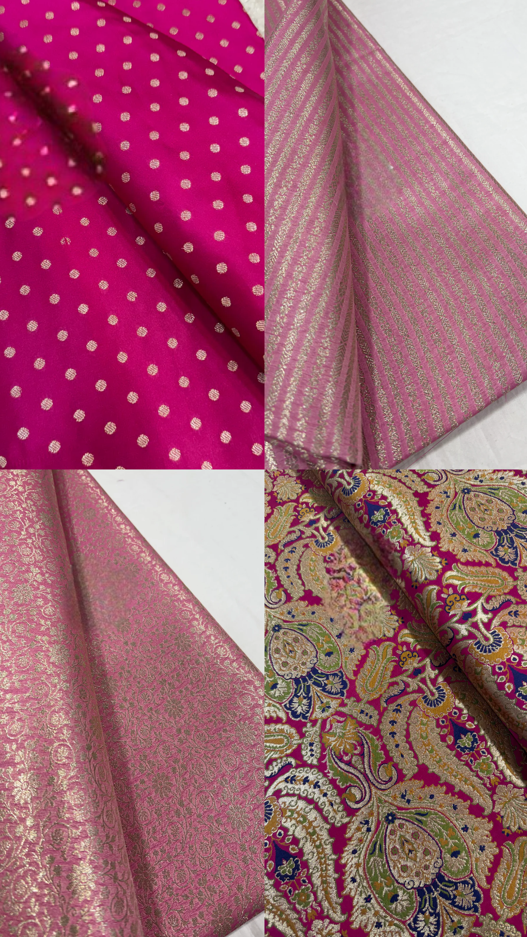 Pink - custom made Saree Blouse - Made to measure