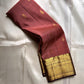 Blush Radiance ✨ – Pure Kanchipuram Silk Saree
Rose Pink Body with Fine Zari Checks & Paisley Buttas
Broad Golden Zari Border with Chocolate Selvedge
Rich Chocolate Brown Pallu with Intricate Gold Brocade
Silk Mark Certified | Fall & Pico Done |