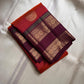 Ishwaryam 🧡❤️🕊️✨
Orange Red Shot Handwoven Kanchipuram Silk Saree with Majestic Gandaberunda Zari Adai Motif 🕊️🌟
Ornate Rettapet Border with Delicate Kamalam Seer Floral Detailing 🌺🪡
Deep Coffee Brown Pallu Adding Warmth and Elegant Contrast ☕🌿