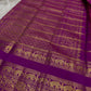 Rani Pink Plum Zari Stripes – Pure Kanchipuram Silk Saree
Plum purple body with rani-pink korvai borders & grand zari pallu
Elephants & floral mandalas woven in gold zari
Silk Mark Certified | Blouse Piece Included | Fall & Pico Done
Free shipping