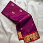 Swaram Lightweight – Berry Pink Purple
Feather-Light Berry Kanchipuram Silk Saree
Red Borders & Elephant Procession Zari