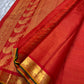 Pavazha Mayil Vairaoosi — Pure Kanchipuram Silk Saree
Vermilion red body with fine vairaoosi stripes & zari-woven mayil motifs
Silk Mark Certified • Blouse Stitching ($30) • Free Shipping within USA • Ships in Two Weeks