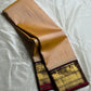 Butterscotch Vairaoosi — Pure Silk Kanchipuram Saree
Sand–butterscotch vaira oosi body • Maroon–plum korvai borders • Antique gold zari floral & peacock weave
Silk Mark Certified ✅ • Fall & Pico Done ✅ • Blouse Stitching Available ($30) ✅ • Ships in Two W