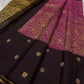 Kavithanjali Plum – Pure Kanchipuram Silk Saree
Plum Body with Gold Floral Zari Buttas & Rich Meenakari Border
Silk Mark Certified • Free Shipping within USA • Ships in Two Weeks