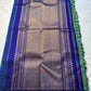 Ink Aura – Pure Kanchipuram Silk Saree
Vibrant Multi-Color Checked Body (Turquoise × Mustard × Green)
Rich Ink Korvai Border with Gold Zari Motifs
Grand Ink Zari Brocade Pallu with Hand-Knotted Tassels
Silk Mark Certified | Fall & Pico
Ships in two weeks