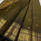 Antique Olive Vairaoosi
Pure Kanchipuram Handloom Silk Saree
Gilded Heritage Weave • Timeless Temple Gold