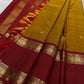 Ponvandu Kumkumam – Pure Kanchipuram Silk Saree
Honey-Gold Body with Zari Buttas
Contrasting Kumkum Red Borders with Floral Zari
Grand Kumkum Red Pallu with Zari Kaddi & Brocade
Silk Mark , | ships in 2 weeks, fall pico | Blouse Stitching Available |