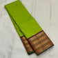 Lime Glow Korvai
Pure Kanchipuram Silk Saree – Lime Green Body with Gold Zari Buttas
Contrast Maroon Korvai Borders with Intricate Zari Motifs
Grand Maroon Zari Pallu with Heritage Weave and Hand-Knotted Tassels
Silk Mark Certified ✅ | Fall & Pico Done ✅