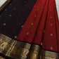Meenakshi 🌺 – Deep Maroon Kanchipuram Pure Silk Saree
Kamalam Zari Buttas & Peacock Rudhraksham Motifs
Arai Madam & Korvai Border Detailing
Grand Vanasringaram Pallu for Festive Elegance
Silk Mark Certified | Blouse Stitching Available |