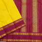Arakku Kanakam — Pure Silk Kanchipuram Saree
Basanti yellow body with fine varisai pinstripes and rich arakku korvai borders adorned with gold shankh motifs ✨
Silk Mark Certified • Free USA Shipping • Ships in Two Weeks ✅