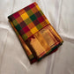 Manjal–Kumkumam Paalum pazhamum Kattam | Pure Silk Kanchipuram


Haldi Yellow • Kumkum Red • Tulasi Green Paalum-Pazhamum Checks

Korvai Maroon Border • Rich Gold Zari • seer Zari Pallu with Tassels

Silk Mark Certified • Free Shipping within USA 2 weeks