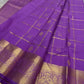 Nayaki ✨ — Lavender Pure Kanchipuram Silk Saree
With Zari Kattam Checks Across the Lustrous Body
Interspersed Floral Buttas in Gleaming Gold Zari
Majestic Peacock Motif Border in Heritage Weave
Grand Lavender Pallu with Rich Zari Brocade Artistry