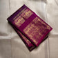 Rani Pink Plum Zari Stripes – Pure Kanchipuram Silk Saree
Plum purple body with rani-pink korvai borders & grand zari pallu
Elephants & floral mandalas woven in gold zari
Silk Mark Certified | Blouse Piece Included | Fall & Pico Done
Free shipping