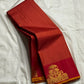 Vaaranam Kumkum — Pure Kanchipuram Silk Saree
Kumkum-red body with micro kattam checks and maroon korvai border
Silk Mark Certified • Ships in Two Weeks • Free USA Shipping ✅