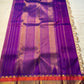 Biscuit Kattam Amethyst Purple — Pure Silk Kanchipuram
Biscuit-beige micro-checks with orange korvai borders & amethyst-purple pallu ✨
Silk Mark Certified • Antique Zari Weave • Ships in Two Weeks • Free Shipping within USA