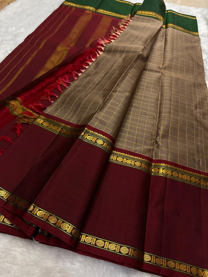 Pure silk Handloom kanchi kattams