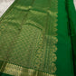 Small Border Pachai | Pure Kanchipuram Silk Saree
Temple green elegance with petite zari buttas & fine korvai border ✨
Silk Mark Certified • Free USA Shipping • Ships in Two Weeks