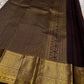 Gilded Rust Orange + Paaku Nut Brown — Pure Silk Kanchipuram
Rust-orange body with gold coin buttas & deep nut-brown korvai border in grand medallion zari
Silk Mark Certified • Free USA Shipping • Ships in Two Weeks ✅