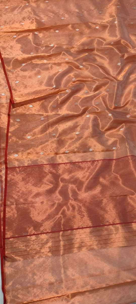 Pure silk Chanderi saree