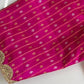 Banarasi silk blouse in Rani pink