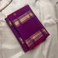 Vadamalli Chakra Butta – Pure Kanchipuram Silk Saree
Regal vadamalli (rani-purple) body with gold zari chakra buttas all over
Triple-line floral zari borders with intricate brocade strip & rich pallu
Silk Mark Certified | ships in 2 weeks