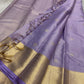 ✨ Lilac Vairaoosi — Pure Silk Kanchipuram Saree ✨
Pastel lilac body with vairaoosi pin-stripes and self-zari buttas, finished with antique-gold brocade borders and matching pallu.
Silk Mark Certified ✅ • Free Shipping within USA 🇺🇸 • Ships in 1 Week ✅