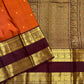 Rust Orange Ramyam – Pure Kanchipuram Silk Saree
Rust-orange body with pavin coin  buttas
Deep brown border with peacock panel & chakra medallions; grand zari pallu
Silk Mark Certified | Blouse Piece Included | Fall & Pico Done
Free Shipping in 1 week