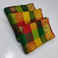 Sunset Mosaic – Paalum Pazhamum – Pure Kanchipuram Silk Saree
Vibrant Multicolored Checks in Yellow, Green, Rust & Maroon
Golden Zari Borders with Traditional Intricate Weaves

Silk Mark Certified, delivery in 2 weeks