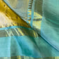 Sunlit Butter Yellow ✨ – Pure Kanchipuram Silk Saree in Butter Yellow & Sea Green with Gold Zari Temple Border & Grand Brocade Pallu – Silk Mark Certified, Fall & Pico Done, Blouse Stitching Available, ships in 2 weeks