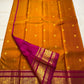 Rust Orange Pink Radiance — Pure Silk Kanchipuram
Earthy rust-orange body with gold coin buttas & rani pink korvai border in grand zari medallions
Silk Mark Certified • Free USA Shipping • Ships in Two Weeks ✅