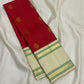 Yazhi Venpattu — Pure Silk Kanchipuram
Kumkum-red body with gold mankolam buttas & ivory korvai borders in mint-green lines ✨
Silk Mark Certified • Ships in Two Weeks • Free Shipping within USA