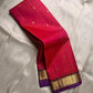 Varam – Vibrant Red Kanchipuram Silk Saree with Chevron Zari Border & Gold Paisley Buttas | Traditional South Indian Wedding Wear | Pure Heritage Handloom