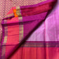 Gulabi Kattam – Pure Kanchipuram Silk Saree
Pastel Pink Body with Fine Zari Grid Checks
Raspberry Korvai Borders with Floral Zari Work
Grand Raspberry–Magenta Brocade Pallu
Silk Mark Certified | Fall & Pico Done | | ships in 2 weeks